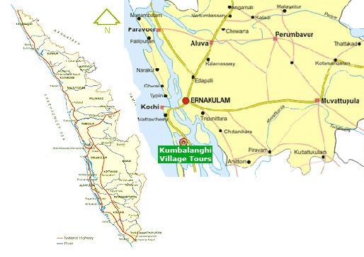 Kumbalanghi Location Map